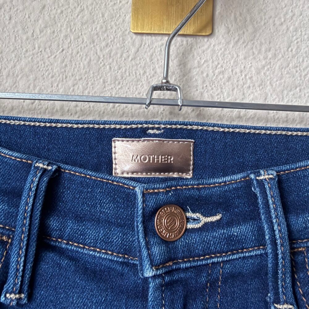 MOTHER The Hustler Ankle Fray Jeans in Home Movies Size 26 - Picture 5 of 8